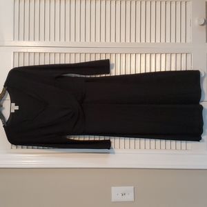 Ann Taylor Loft 3/4 sleeve black dress  Size 10